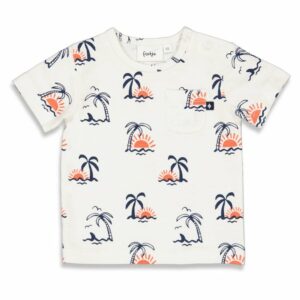 Feetje T-shirt Sun Chasers wit