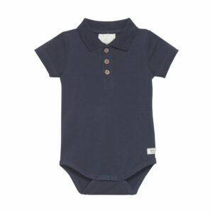 Polo romper India Ink