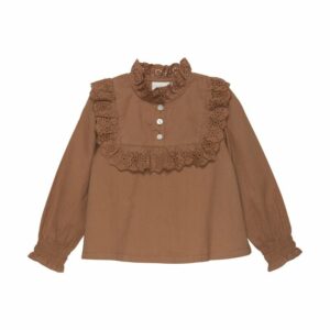 Blouse woven broderie