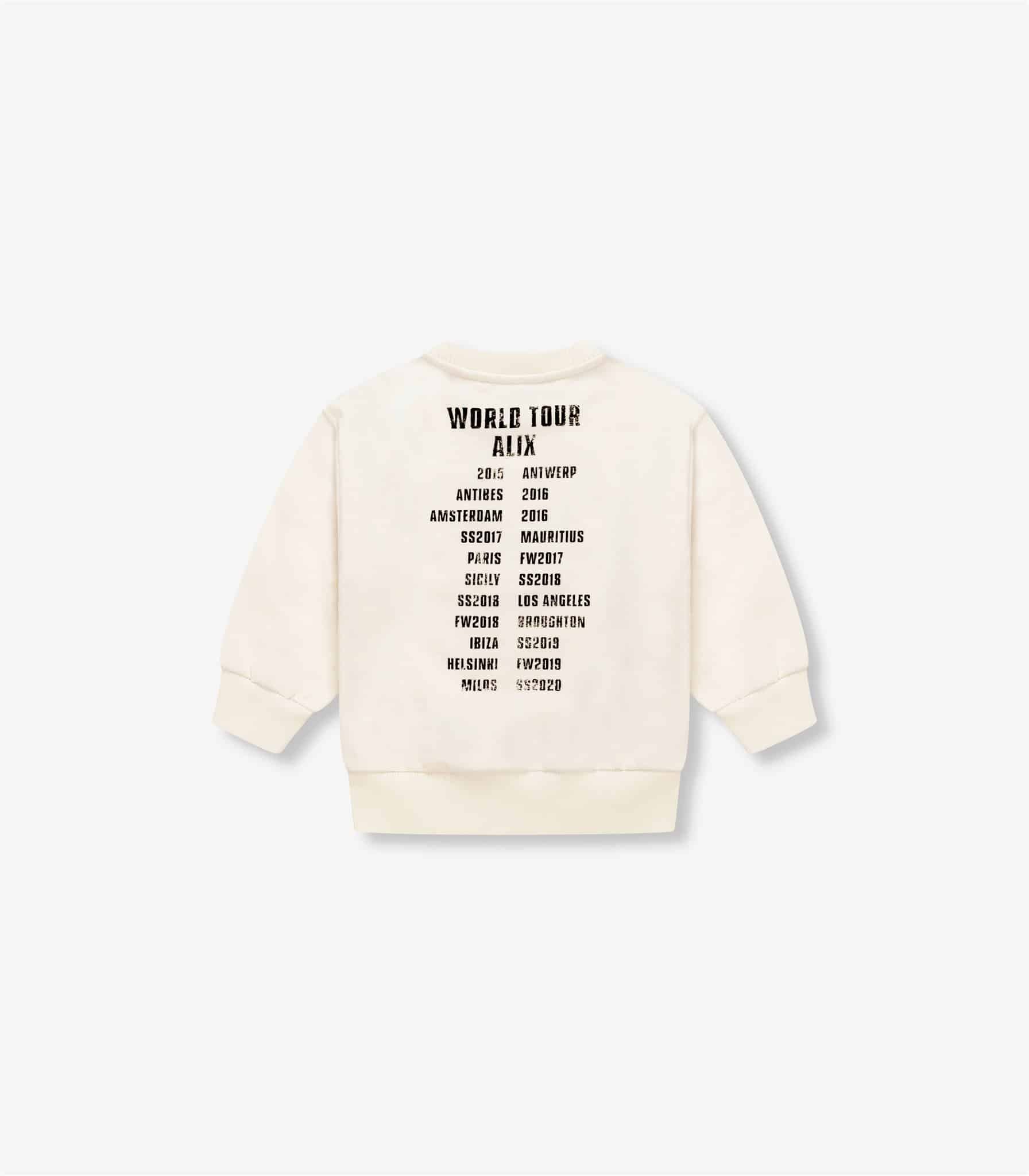 Alix Mini sweater On Tour wit Belle en Beau Baby en Kinderboetiek