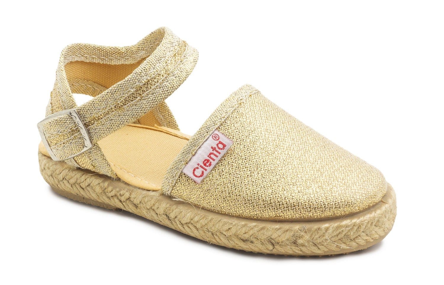 Cienta espadrille goud