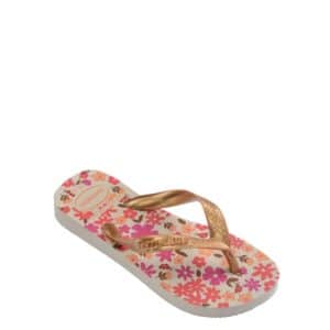 Havaianas Flores Beige/Gold