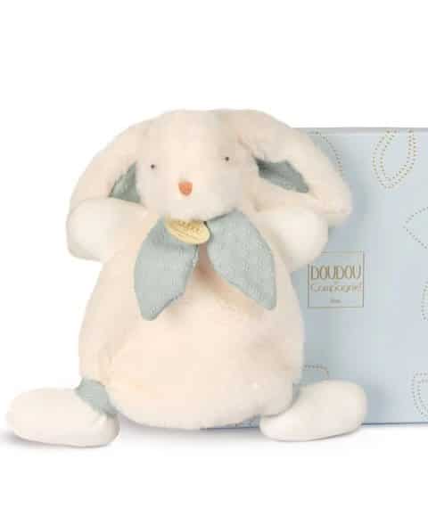 Doudou Lapin bleu