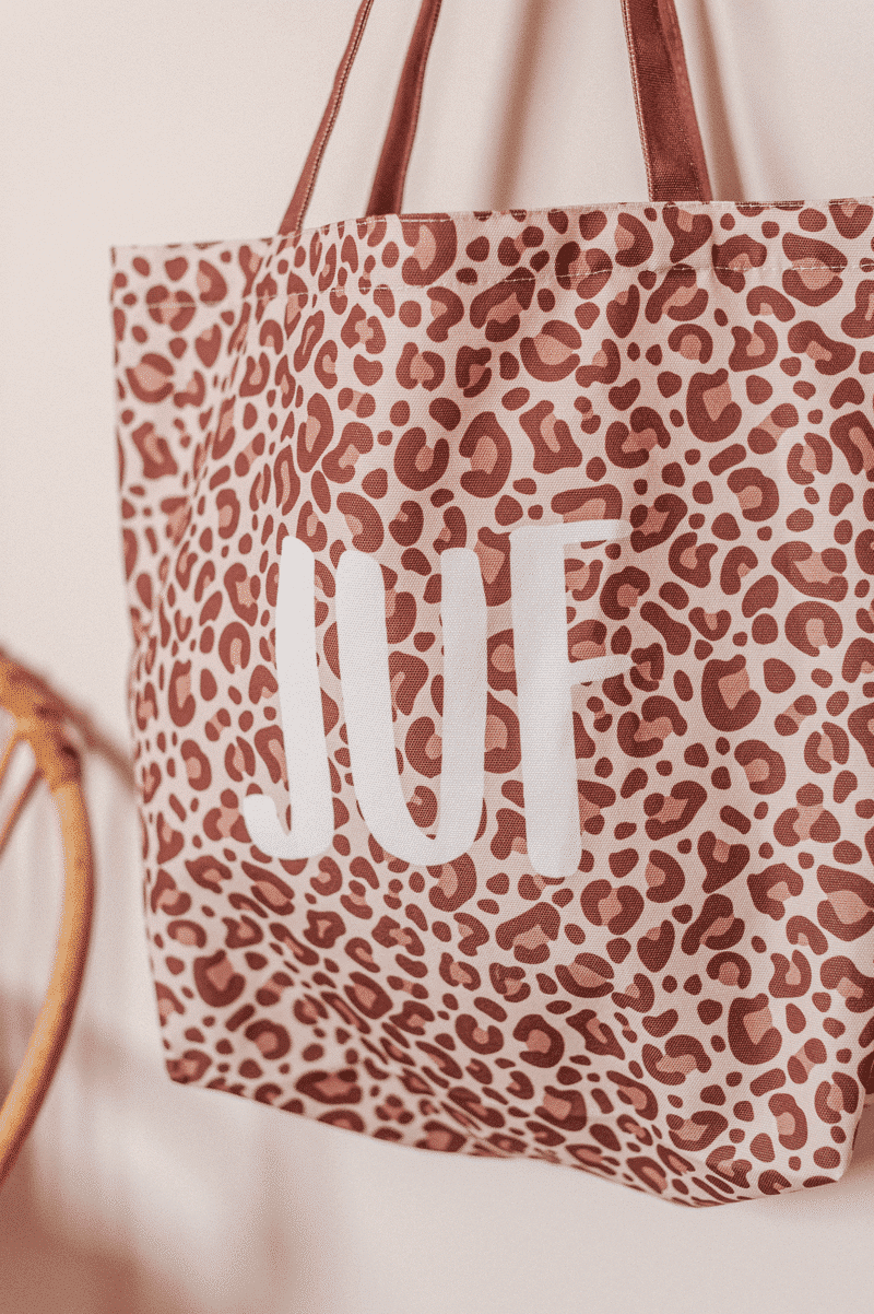 Juf tas leopard