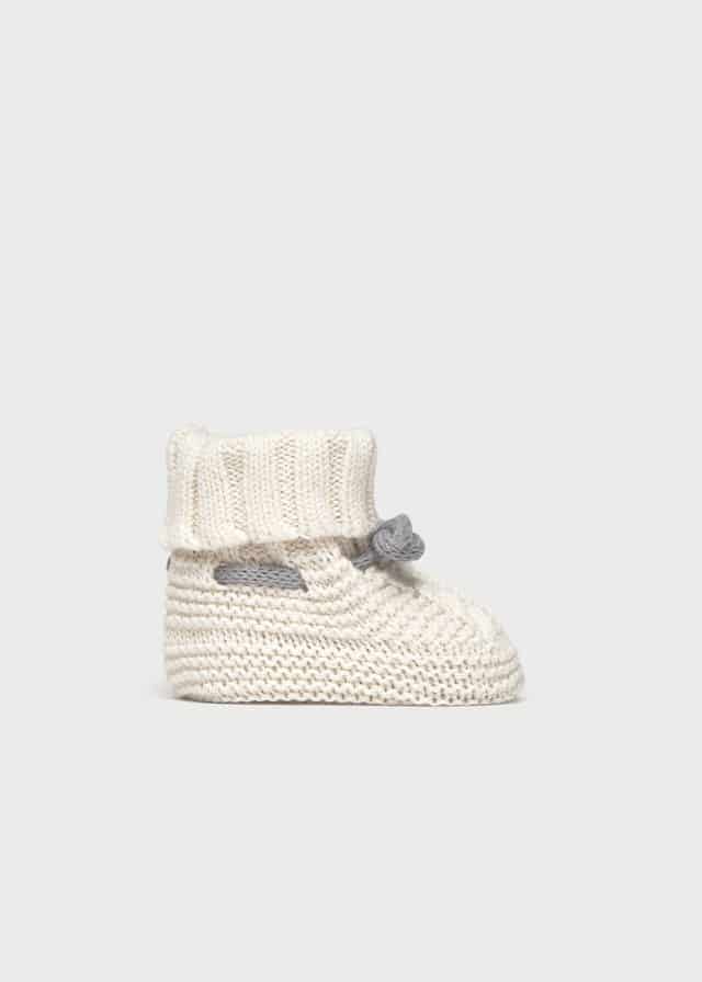 Mayoral knit booties Cer-Ash