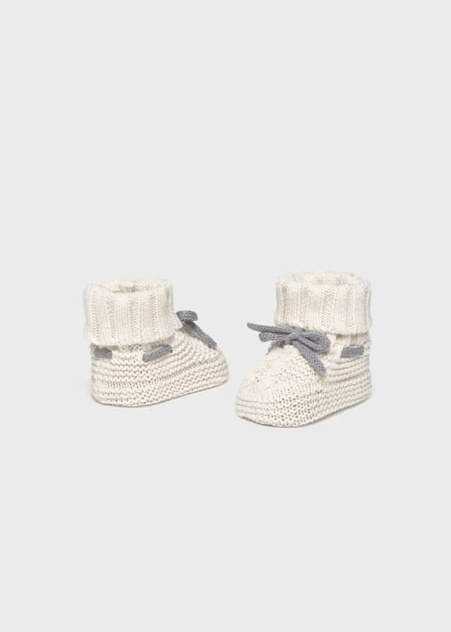 Mayoral knit booties Cer-Ash