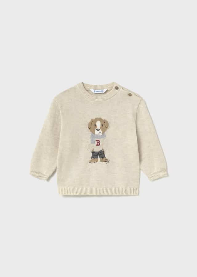 Mayoral sweater Intarsia Stone