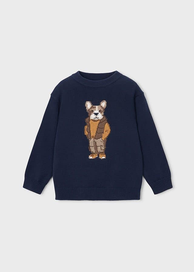 Mayoral trui Dog navy