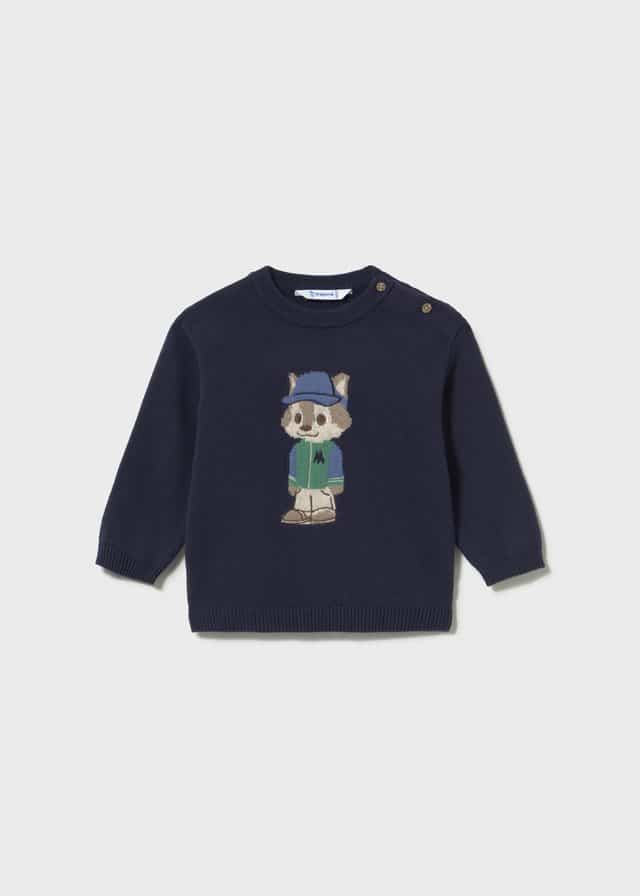 Mayoral trui Intarsia navy