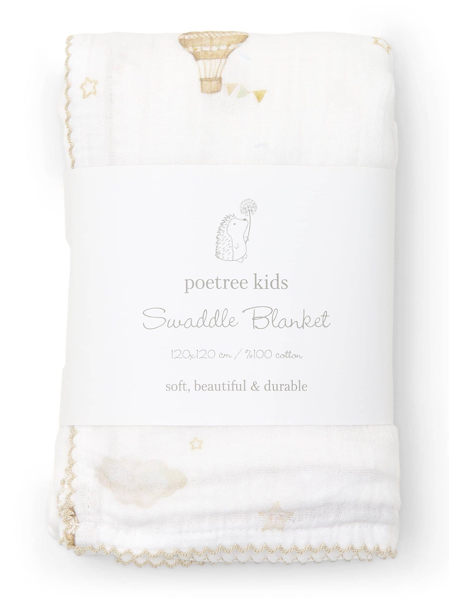 Poetree Kids swaddle Beige